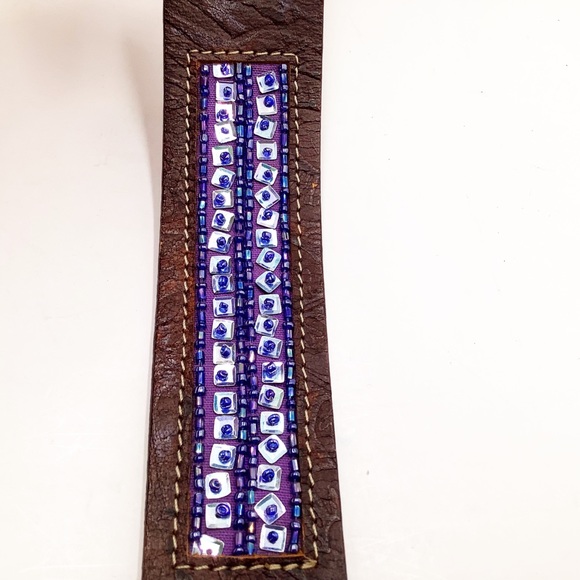 {Chico’s} Embellished Leather Belt - Picture 13 of 16